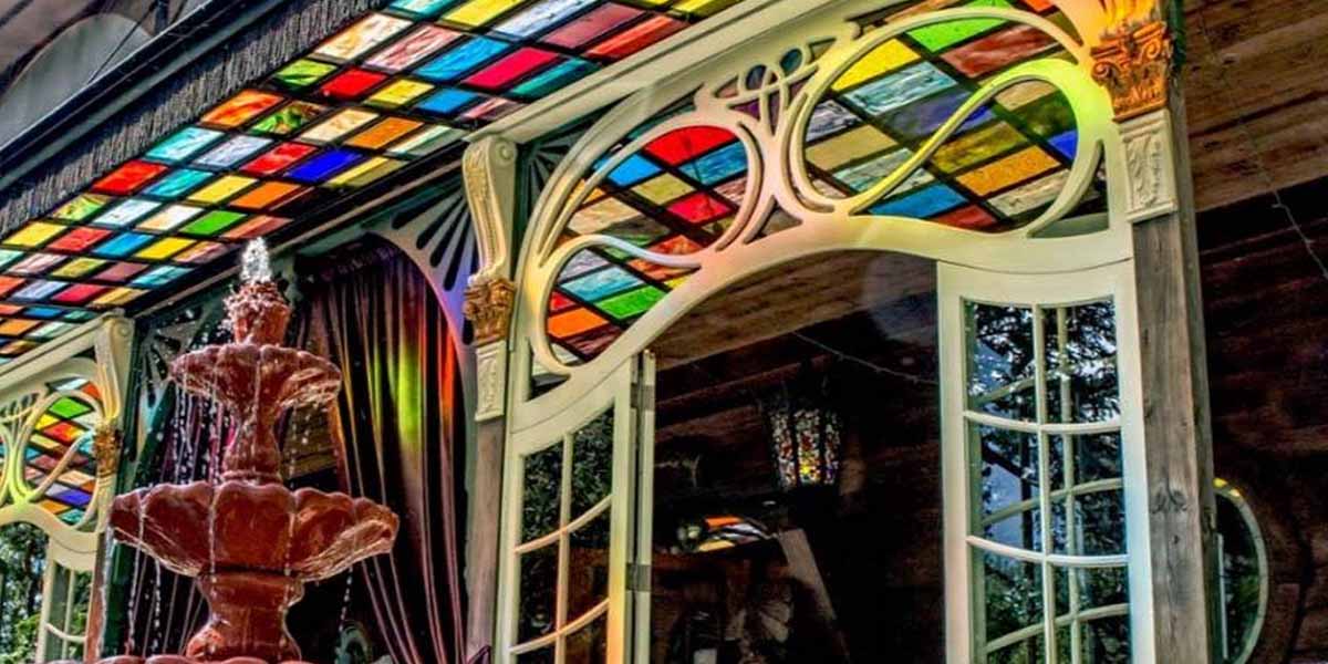 Adelines House of Cool handcrafted stained glass features